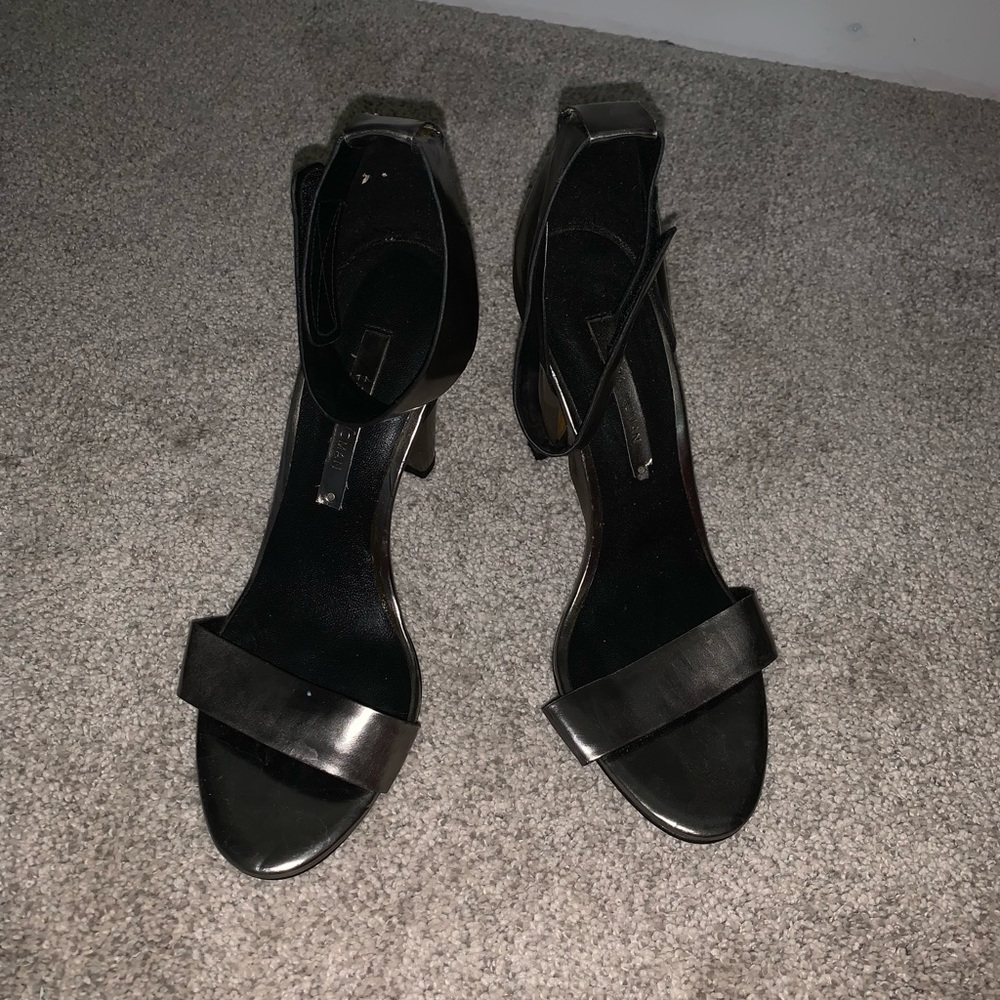 Silver heels
